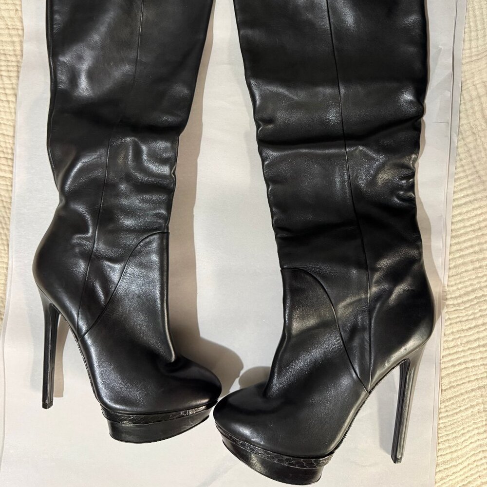 Brian Atwood Knee-high Platform Stiletto Boots